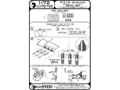 P-51d Mustang - Zestaw Detali - Uzbrojenie I Celownik - zdjęcie 5