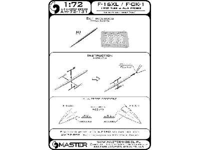 F-16xl / F-ck-1 Prototyp - Rurka Pitota Oraz Sondy Angle Of Atta - zdjęcie 5