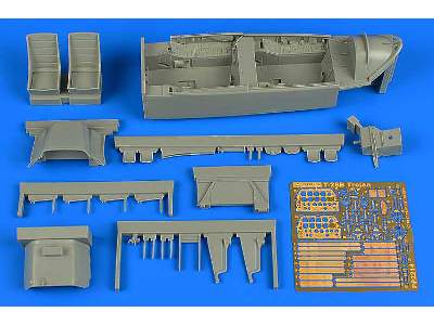 T-28B Trojan cockpit set - trainer version - Kitty Hawk - zdjęcie 1