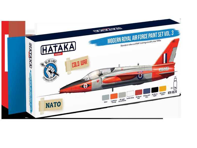 Htk-bs70 Modern Royal Air Force Paint Set Vol.3 - zdjęcie 1 Htk-bs70 Modern Royal Air Force Paint Set Vol.3 - zdjęcie 1