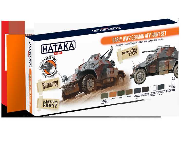 HTK-CS88 Early WW2 German Afv Paint Set - zdjęcie 1 HTK-CS88 Early WW2 German Afv Paint Set - zdjęcie 1