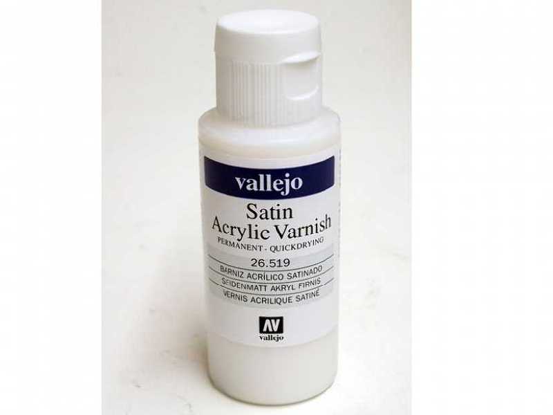 Lakier akrylowy bezbarwny satynowy - 60ml - zdjęcie 1 Lakier akrylowy bezbarwny satynowy - 60ml - zdjęcie 1