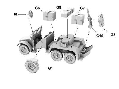 Niemiecki samochód ciężarowy Krupp Protze Kfz. 69 - zdjęcie 4