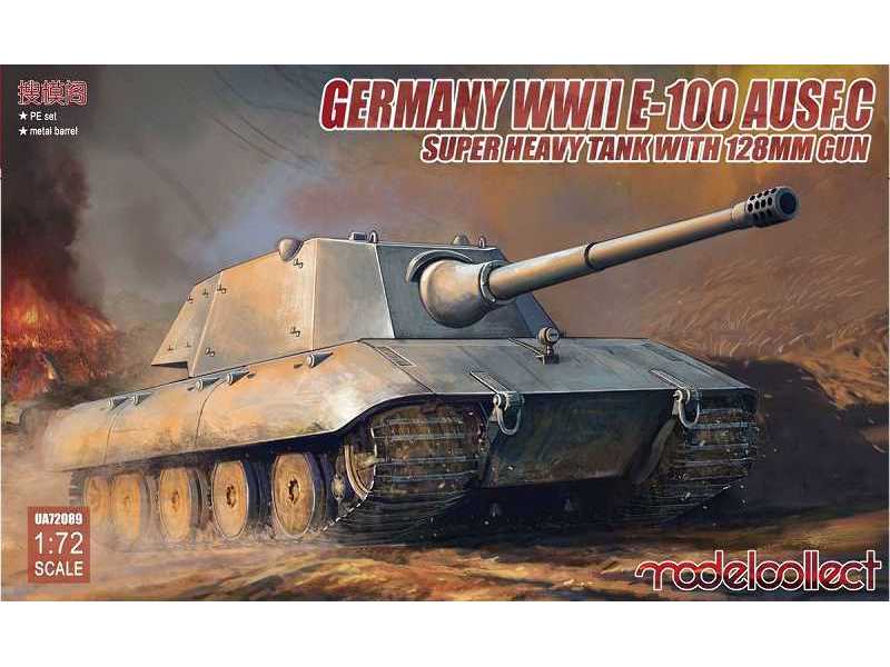 E-100 Ausf.C superciężki czołg niemiecki z działem 128mm - zdjęcie 1 E-100 Ausf.C superciężki czołg niemiecki z działem 128mm - zdjęcie 1