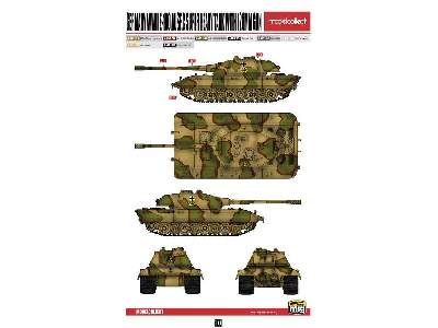 E-100 Ausf.C superciężki czołg niemiecki z działem 128mm - zdjęcie 4