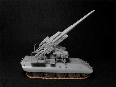 Działa sprzężone 128mm Flak 40 Zwilling na podwoziu czołgu E-100 - zdjęcie 8