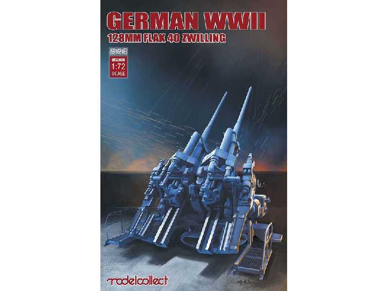 128mm FlAK 40 Zwilling niemieckie działa sprzężone - zdjęcie 1 128mm FlAK 40 Zwilling niemieckie działa sprzężone - zdjęcie 1
