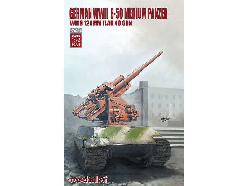 E-50 z działem 128mm Flak 40 - zdjęcie 1 E-50 z działem 128mm Flak 40 - zdjęcie 1