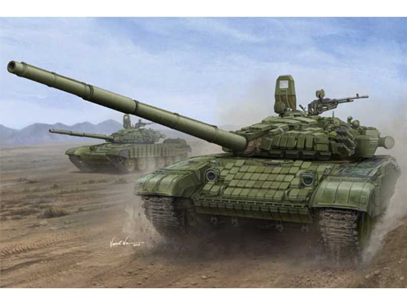 T-72B1 - czołg sowiecki z pancerzem reaktywnym kontakt-1 - zdjęcie 1