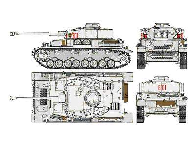 German Tank Panzerkampfwagen IV Ausf.J (w/Single Motor) - zdjęcie 7