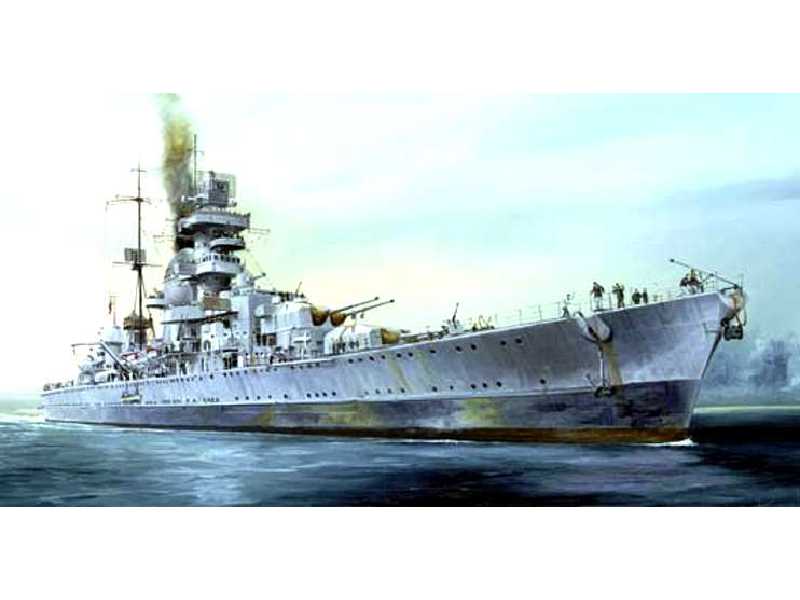 Niemiecki krążownik Prinz Eugen 1945 - zdjęcie 1