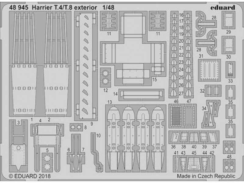 Harrier T.4/ T.8 exterior 1/48 - Kinetic - zdjęcie 1 Harrier T.4/ T.8 exterior 1/48 - Kinetic - zdjęcie 1