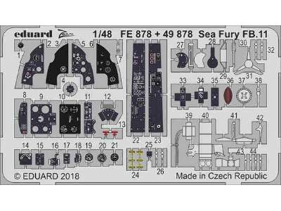 Sea Fury FB.11 interior 1/48 - Airfix - zdjęcie 1