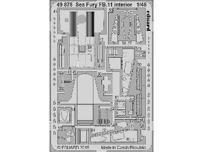 Sea Fury FB.11 interior 1/48 - Airfix - zdjęcie 2