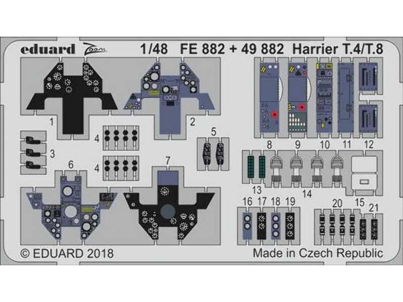 Harrier T.4/ T.8 1/48 - Kinetic - zdjęcie 1 Harrier T.4/ T.8 1/48 - Kinetic - zdjęcie 1