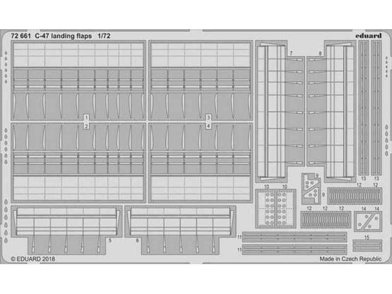 C-47 landing flaps 1/72 - Hobby Boss - zdjęcie 1