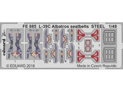 L-39C Albatros seatbelts STEEL 1/48 - Trumpeter - zdjęcie 1