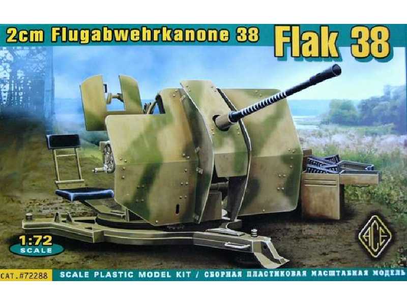 Niemieckie działo przeciwlotnicze 2cm Flak 38 - zdjęcie 1 Niemieckie działo przeciwlotnicze 2cm Flak 38 - zdjęcie 1