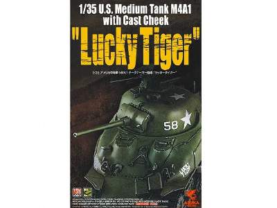 U.S. Medium Tank M4A1 with Cast Cheek "Lucky Tiger" - zdjęcie 1