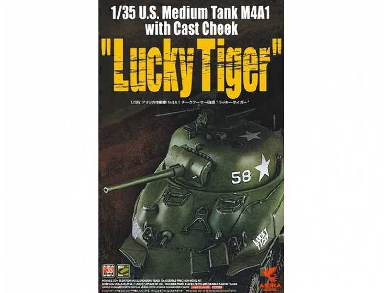 U.S. Medium Tank M4A1 with Cast Cheek "Lucky Tiger" - zdjęcie 1