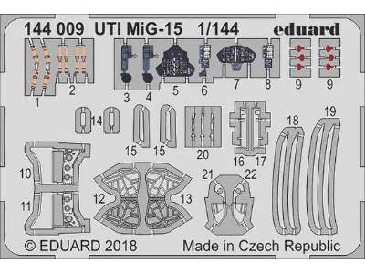 UTI MIG-15 1/144 - Eduard - zdjęcie 1