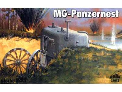 MG-Panzernest - niemiecki ruchomy bunkier - zdjęcie 1