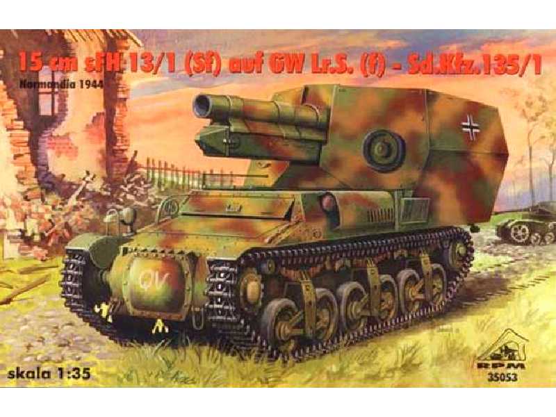 15cm sFH 13/1(Sf) auf GW Lr.S.(f) - Sd.Kfz.135/1 - Normandia - zdjęcie 1 15cm sFH 13/1(Sf) auf GW Lr.S.(f) - Sd.Kfz.135/1 - Normandia - zdjęcie 1