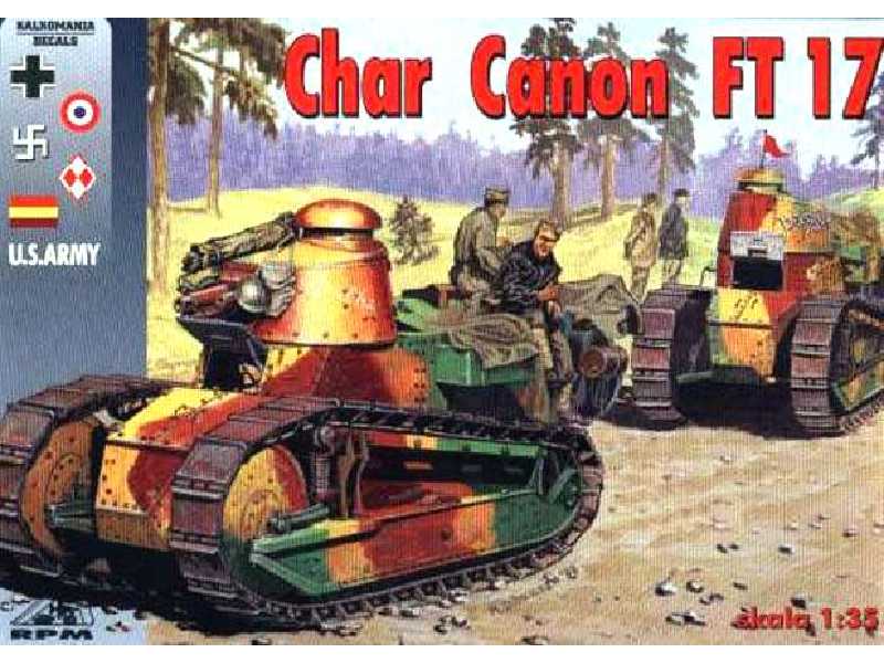 FT-17 Canon z wieżą typu Berliet - zdjęcie 1 FT-17 Canon z wieżą typu Berliet - zdjęcie 1