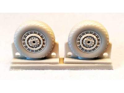 F4u Corsair/F6f Hellcat Diamond Thread Wheels Set - zdjęcie 4