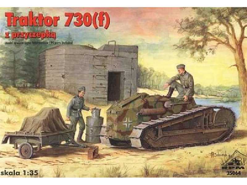 Traktor Sd.kfz.730(f) z przyczepką - zdjęcie 1 Traktor Sd.kfz.730(f) z przyczepką - zdjęcie 1