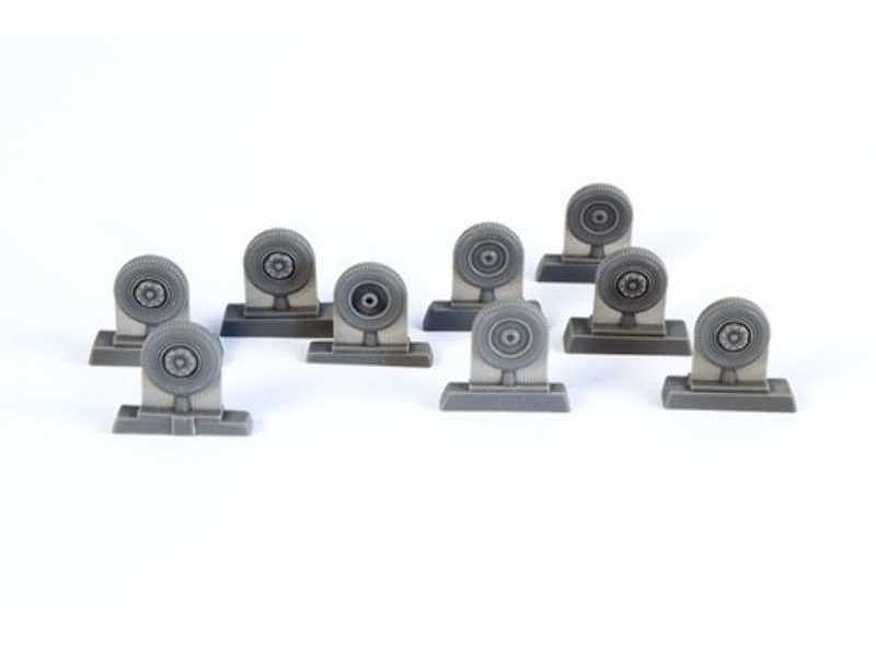 Meillerwagen V-2 Transporter Wheels Set For Special Armour Kit - zdjęcie 1 Meillerwagen V-2 Transporter Wheels Set For Special Armour Kit - zdjęcie 1