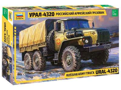 Ural-4320 rosyjska ciężarówka wojskowa - zdjęcie 1
