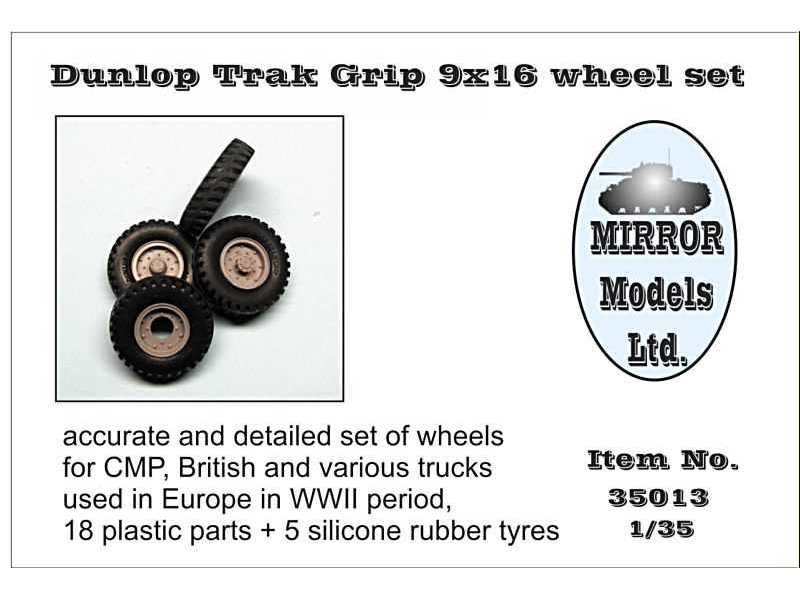 Zestaw kół Dunlop Trak Grip 9x16 - zdjęcie 1 Zestaw kół Dunlop Trak Grip 9x16 - zdjęcie 1