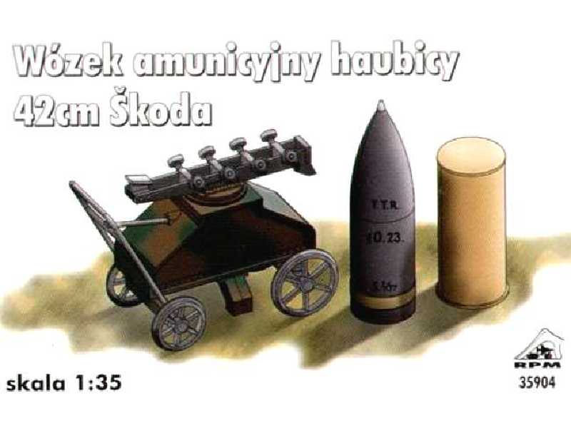Wózek amunicyjny do haubicy Skoda 42 cm - zdjęcie 1