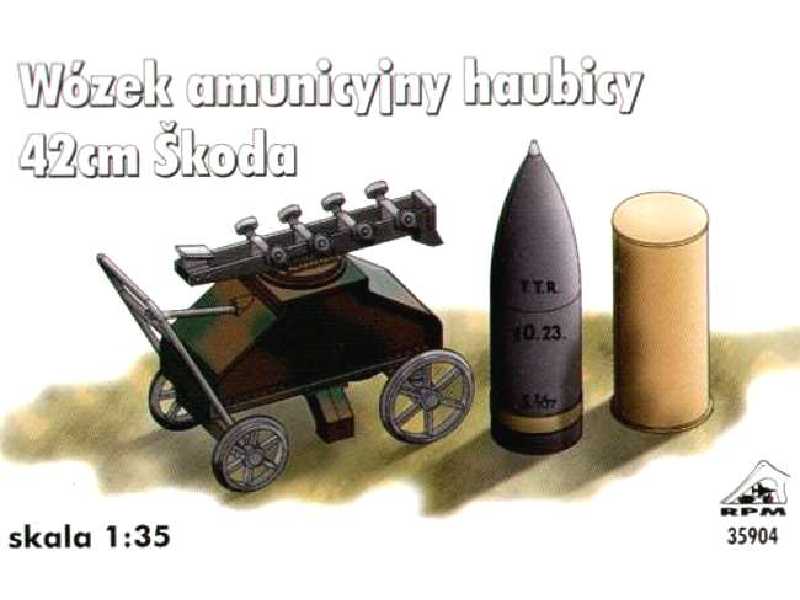Wózek amunicyjny do haubicy Skoda 42 cm - zdjęcie 1 Wózek amunicyjny do haubicy Skoda 42 cm - zdjęcie 1