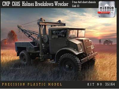 CMP C60s Holmes Breakdown Wrecker 3 Ton 4x4 Short Chassis Cab 13 - zdjęcie 1