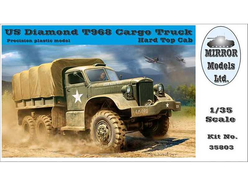 US Diamond T968 Cargo Truck Hard Top Cab - zdjęcie 1 US Diamond T968 Cargo Truck Hard Top Cab - zdjęcie 1