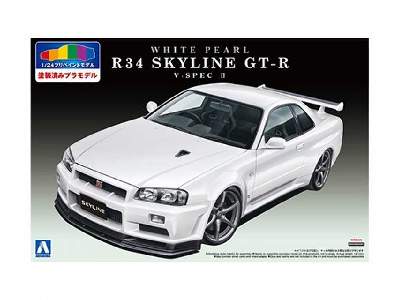R34 Skyline Gt-r V-spec 2 (White Pearl) (Nissan) - zdjęcie 1