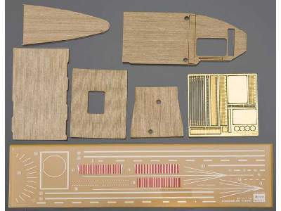 QG24 Wooden Deck Carrier Akagi Three Fligh Deck - zdjęcie 1