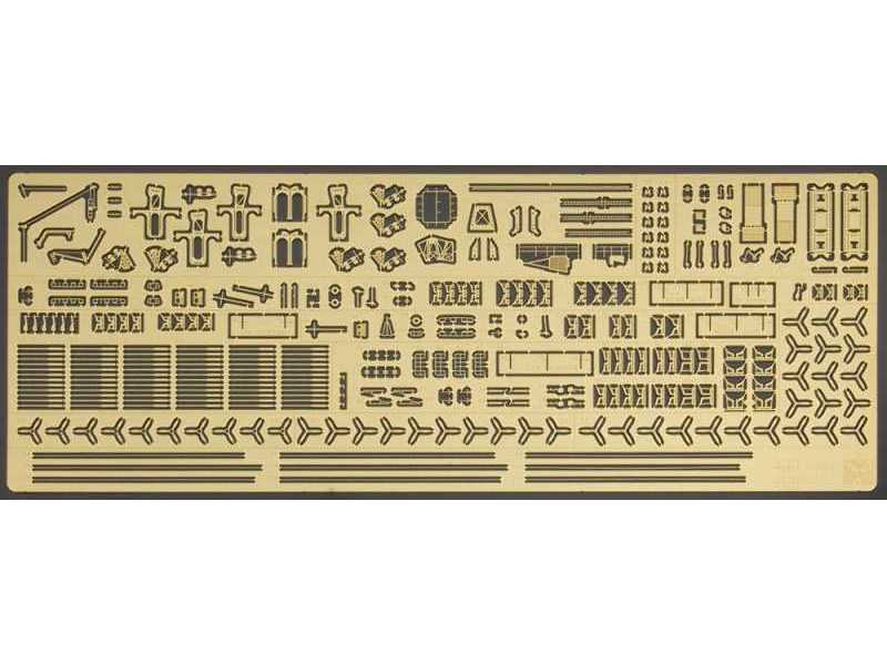 QG28 IJN Aircraft Carrier Akagi Photo Etched Parts Set C - zdjęcie 1