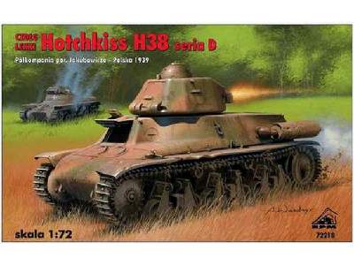 Czołg lekki Hotchkiss H38 (seria D) - zdjęcie 1