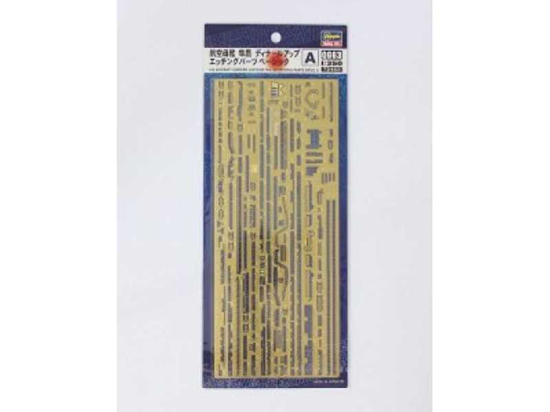 QG63 Aircraft Carrier Junyo Detail Up Photo Etched Parts Basic A - zdjęcie 1 QG63 Aircraft Carrier Junyo Detail Up Photo Etched Parts Basic A - zdjęcie 1