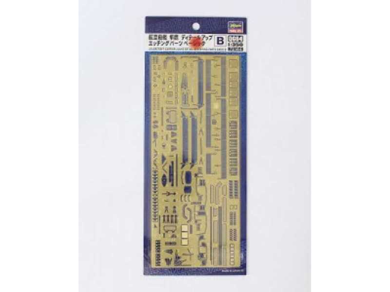 QG64 Aircraft Carrier Junyo Detail Up Photo Etched Parts Basic B - zdjęcie 1 QG64 Aircraft Carrier Junyo Detail Up Photo Etched Parts Basic B - zdjęcie 1