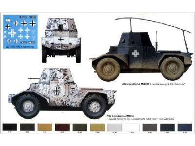 Wóz dowodzenia AMD 35 - Dinant Francja 1940 - zdjęcie 2