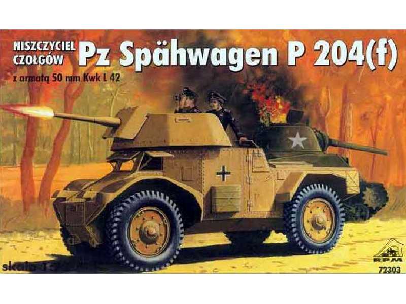 Niszczyciel czołgów Pz Spahwagen P 204 (f) z armatą 50mm KwK L42 - zdjęcie 1 Niszczyciel czołgów Pz Spahwagen P 204 (f) z armatą 50mm KwK L42 - zdjęcie 1