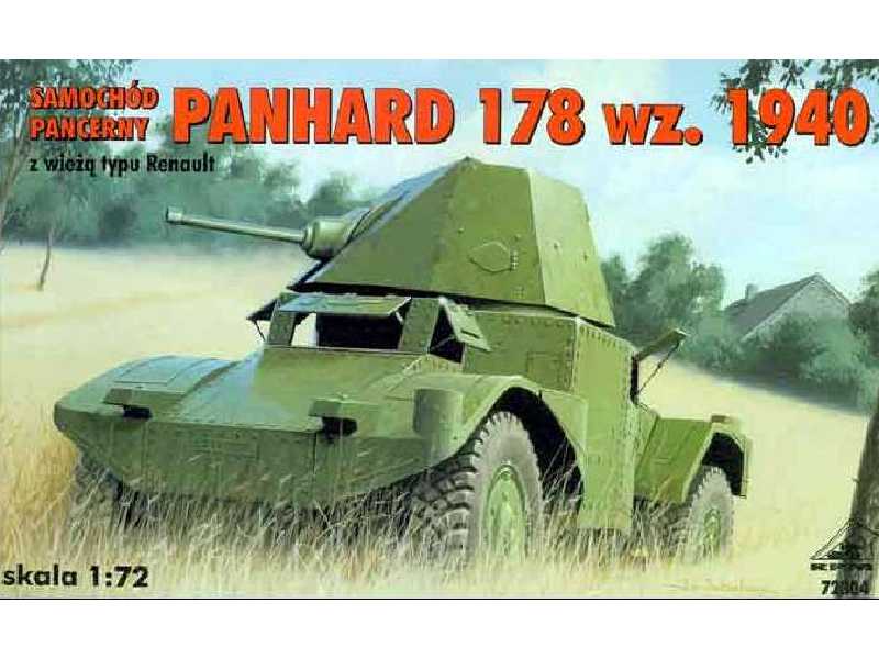 Samochód pancerny Panhard 178 wz.1940 z wieżą typu Renault - zdjęcie 1