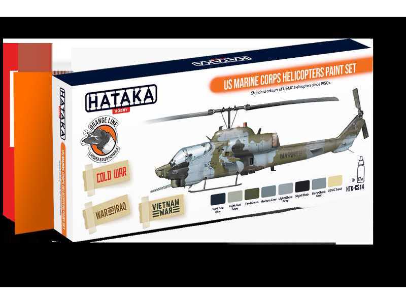 Cs14 US Marine Corps Helicopters Paint Set - zdjęcie 1 Cs14 US Marine Corps Helicopters Paint Set - zdjęcie 1
