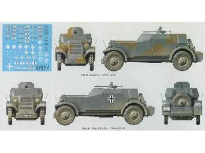 Samochód pancerny Kfz.13 Adler - Francja 1940 - zdjęcie 2