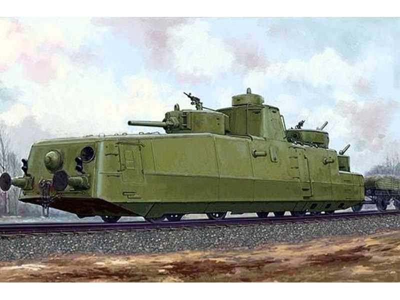 Sowiecki pociąg pancerny MBV-2 - zdjęcie 1 Sowiecki pociąg pancerny MBV-2 - zdjęcie 1