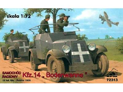 Samochód pancerny Kfz.14 Bodenwanne, 12.Inf.Div., Polska 1939 - zdjęcie 1
